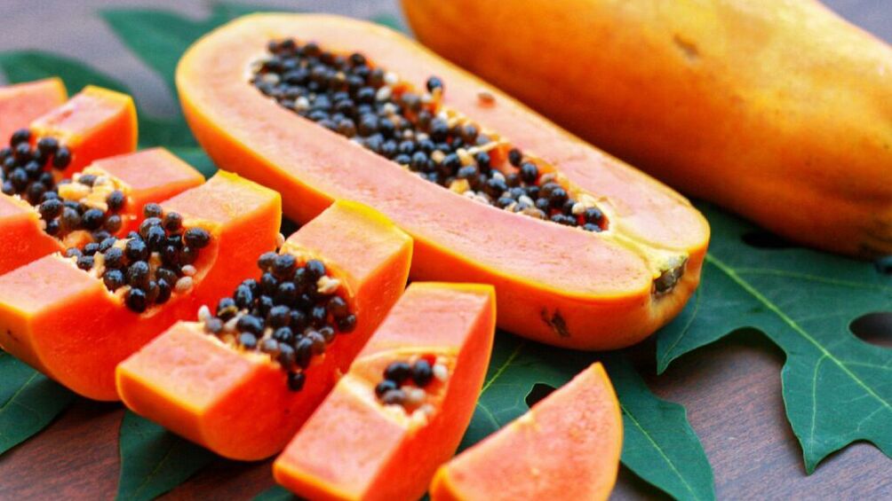 papaya în Vermixin